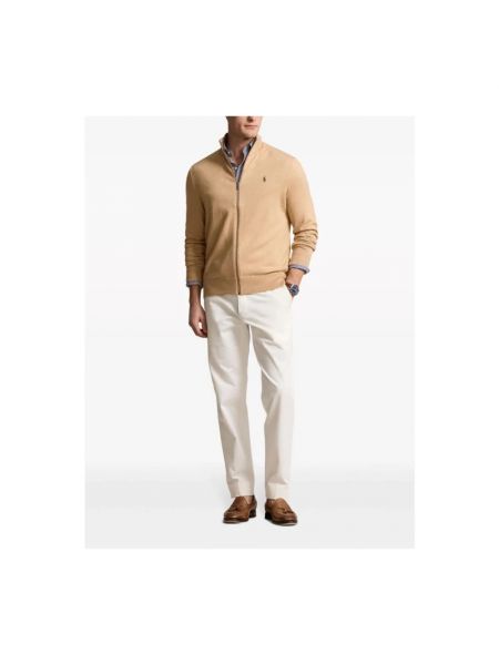 Sweter Polo Ralph Lauren brązowy