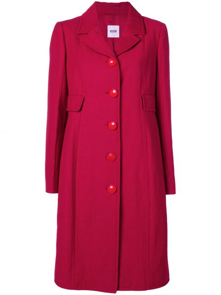 Kabát Moschino Pre-owned, červená