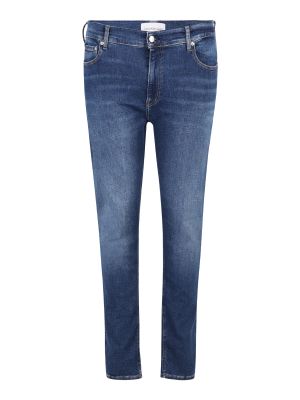 Дънки Calvin Klein Jeans Plus синьо