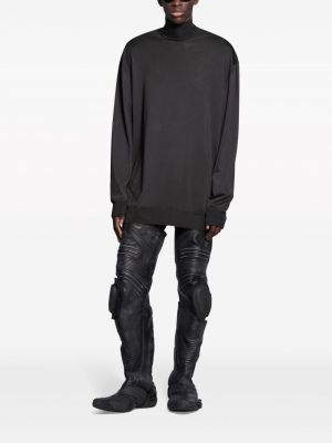 Sweter oversize Balenciaga czarny
