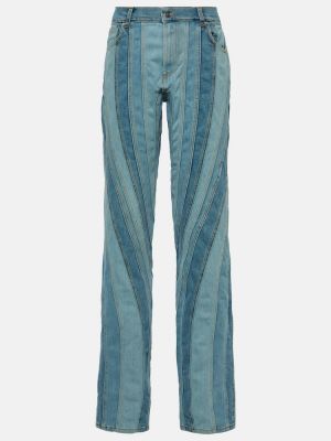 Straight leg jeans Mugler blu