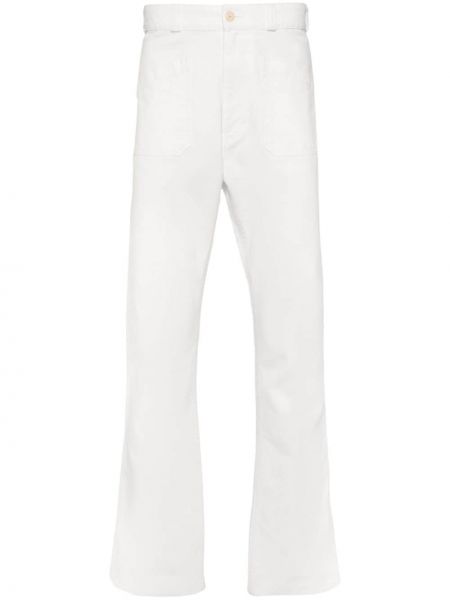 Παντελόνι με ίσιο πόδι Fursac λευκό