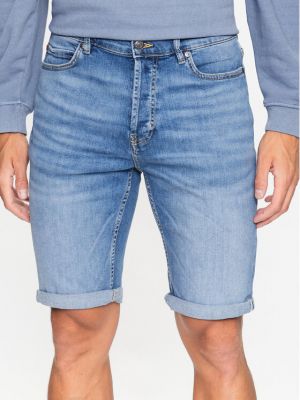 Jeans shorts Hugo blau
