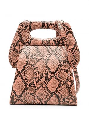 Shopper handtasche mit print mit schlangenmuster Themoirè