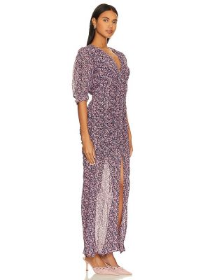 Robe longue Saylor violet