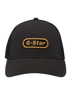Със звездички шапка с козирки G-star Raw черно