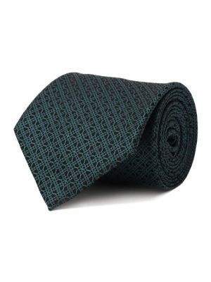 Шелковый галстук Stefano Ricci зеленый