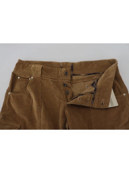 Pantalones cargo de pana Ermanno Scervino marrón