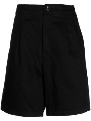 Bermudas brodeés en coton Izzue noir