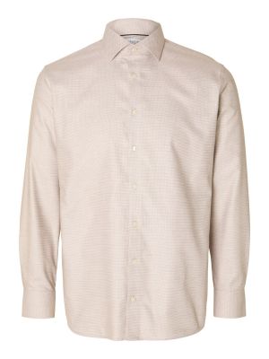 Skjorte Selected Homme beige