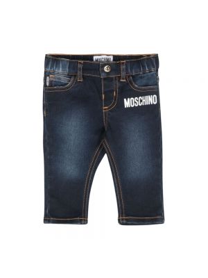 Szorty jeansowe Moschino niebieskie