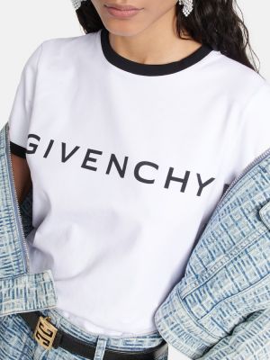 Tricou din bumbac din jerseu Givenchy