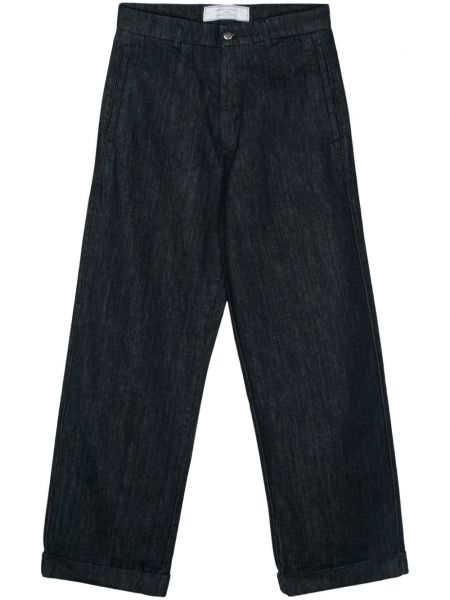 Bavlnené džínsy s rovným strihom Société Anonyme modrá