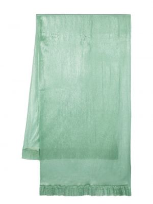 Pliszírozott selyem sál Maria Lucia Hohan zöld