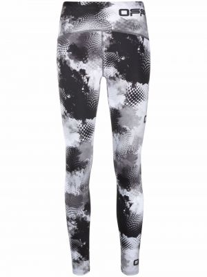 Pantalones de chándal con estampado con estampado abstracto Off-white