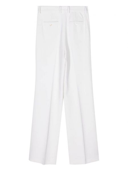 Spodnie wełniane Kiton białe