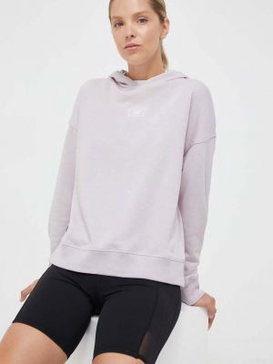 Bluză cu glugă New Balance roz