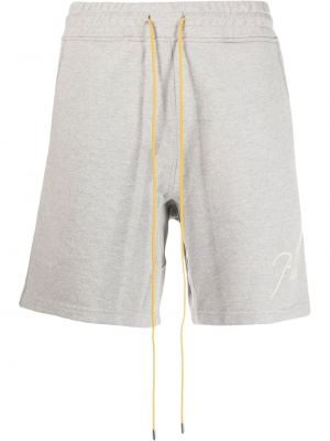 Brodert bermudashorts Rhude grå