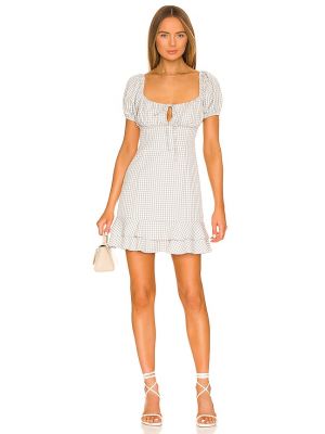 Sukienka mini Line & Dot, biały