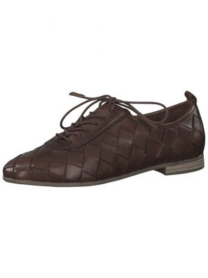 Ботинки на шнуровке Marco Tozzi коричневые
