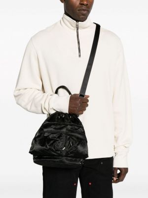 Shopper kabelka s potiskem Porter-yoshida & Co. černá
