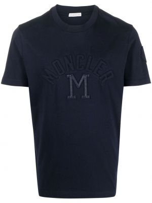 T-shirt Moncler blå