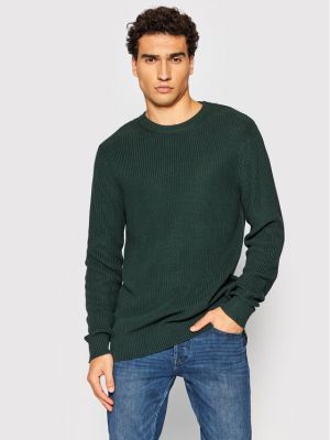 Пуловер Jack&jones Premium зелено