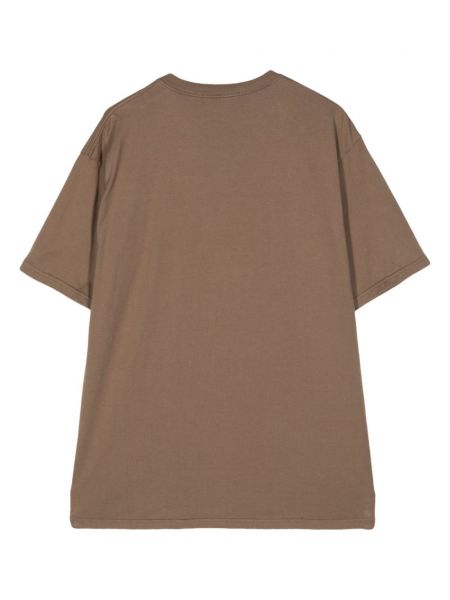 T-shirt en coton à imprimé Undercover marron