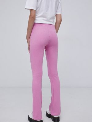 Kalhoty s aplikacemi Adidas Originals růžové
