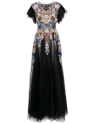 Вечерна рокля от тюл Saiid Kobeisy черно