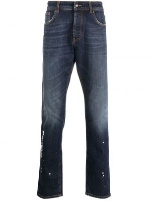Slim fit skinny jeans mit print Costume National Contemporary blau
