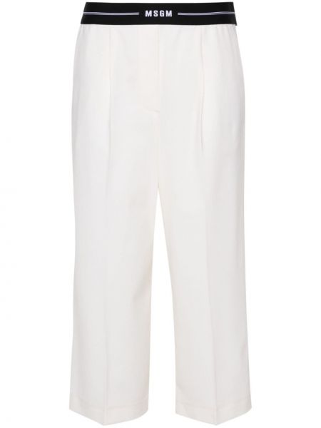 Pantalon Msgm blanc