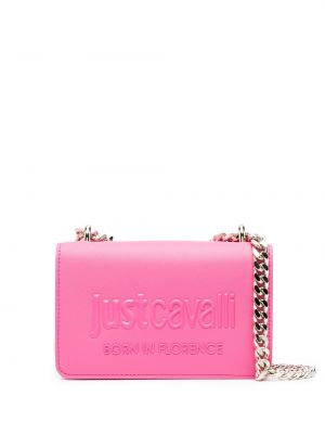 Чанта през рамо Just Cavalli розово