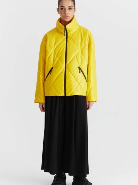 Утепленная демисезонная куртка M.reason желтая