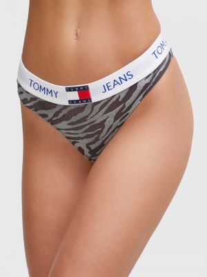 Tanga Tommy Jeans fekete