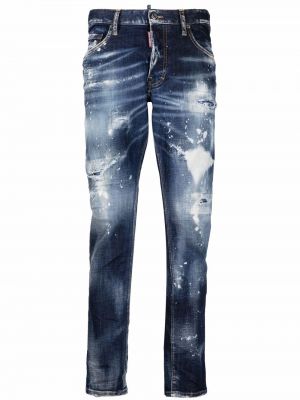 Nødlidende jeans med normal passform Dsquared2 blå