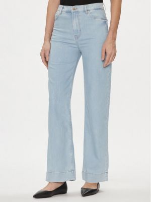 Priliehavé džínsy s rovným strihom Boss modrá