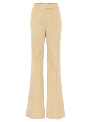 Pantalones de algodón Gabriela Hearst beige