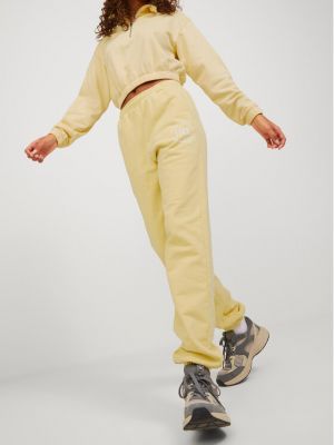 Pantaloni sport cu croială lejeră Jjxx galben