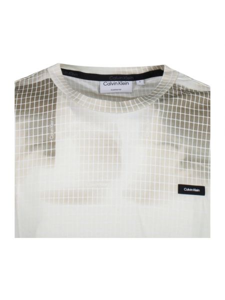 Camiseta con estampado con estampado abstracto Calvin Klein