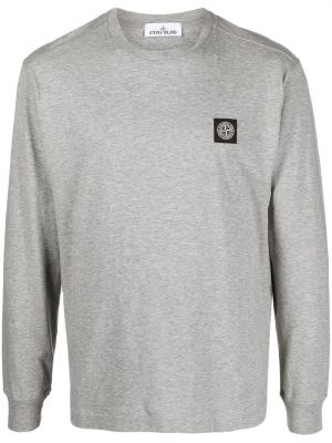 Långärmad t-shirt Stone Island grå