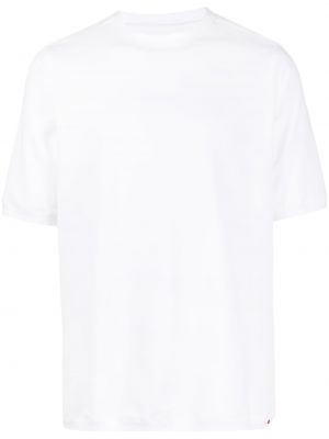 Βαμβακερή μπλούζα Kiton λευκό