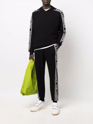 Kašmyro džemperis su gobtuvu Karl Lagerfeld juoda