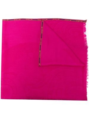Bufanda con bordado Etro rosa