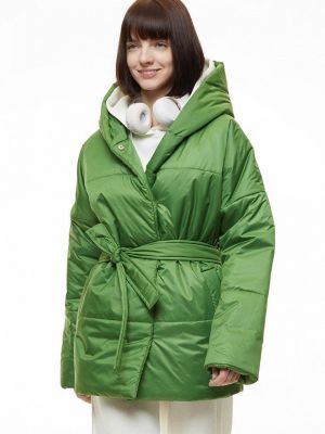 Утепленная демисезонная куртка Vamponi зеленая