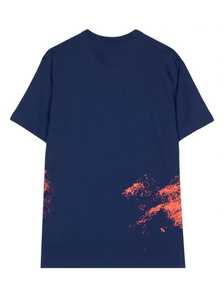 T-shirt en coton à imprimé Comme Des Garçons Shirt bleu