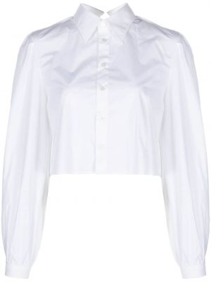 Bombažna srajca Mm6 Maison Margiela bela