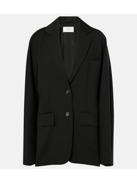 Överdimensionerad ull blazer Sportmax svart