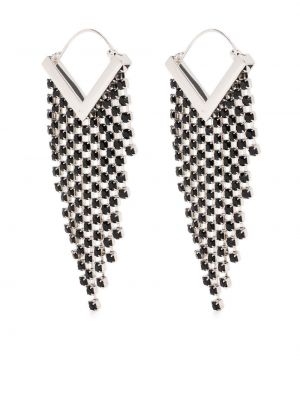 Boucles d'oreilles à boucle Isabel Marant argenté