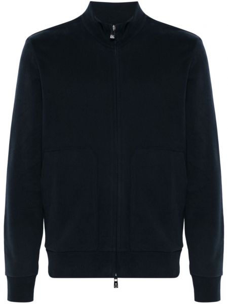 Fermuarlı sweatshirt Corneliani mavi